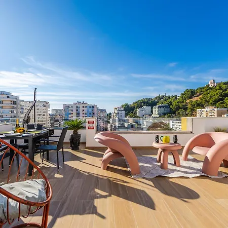 Vollga Big Terrace Penthouse Appartamento Durrës